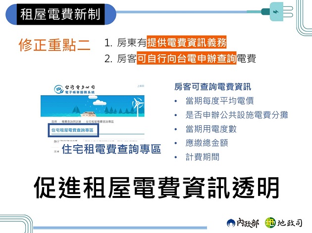 租屋電費新制預計7月15日上路 | 文章內置圖片