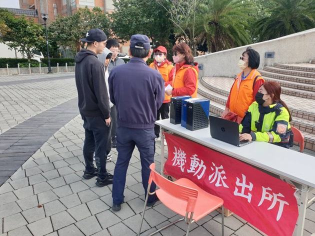 淡水警情人橋下機動派出所 守護遊客走春平安 | 文章內置圖片